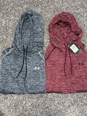 Women’s Under Armour Velocity Pullover Hooded Long Sleeve Workout Tops NWT